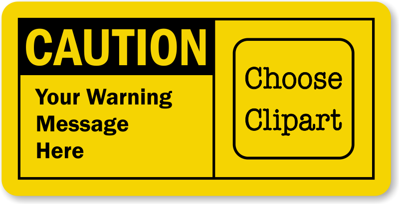 caution clipart
